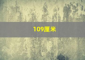 109厘米