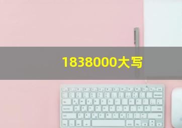 1838000大写