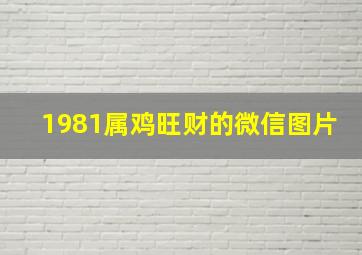 1981属鸡旺财的微信图片