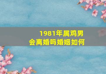 1981年属鸡男会离婚吗婚姻如何