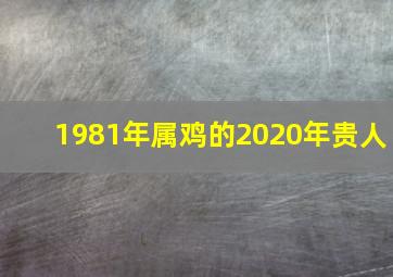 1981年属鸡的2020年贵人