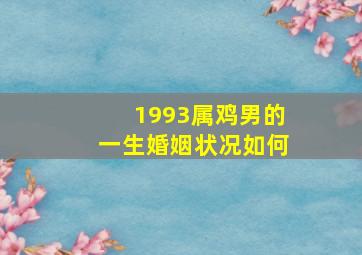 1993属鸡男的一生婚姻状况如何