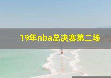 19年nba总决赛第二场