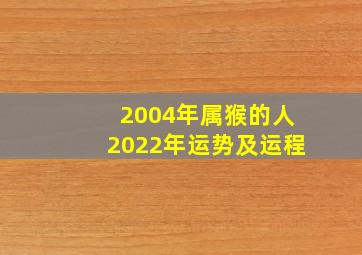 2004年属猴的人2022年运势及运程