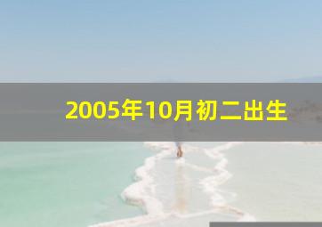 2005年10月初二出生