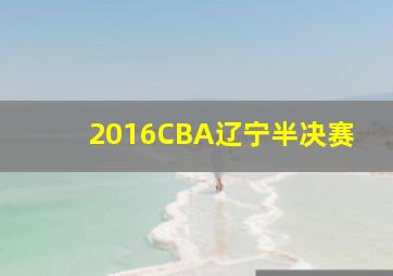 2016CBA辽宁半决赛