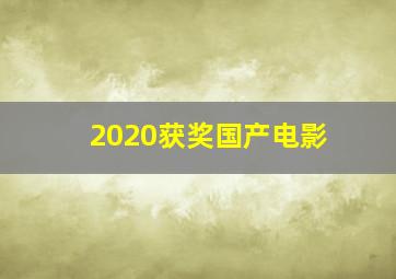 2020获奖国产电影