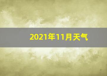 2021年11月天气