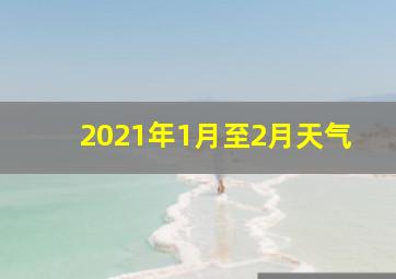 2021年1月至2月天气