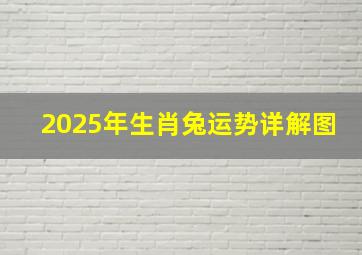 2025年生肖兔运势详解图