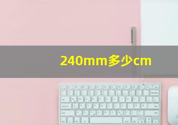 240mm多少cm