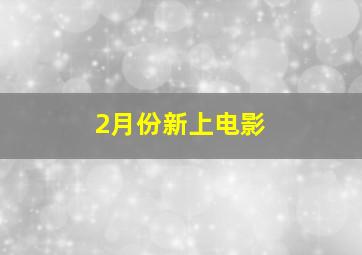 2月份新上电影