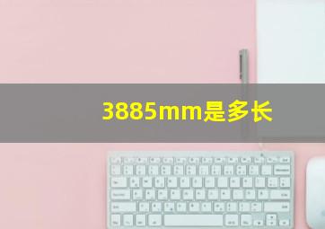 3885mm是多长