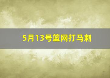 5月13号篮网打马刺