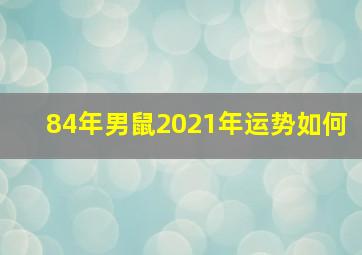 84年男鼠2021年运势如何