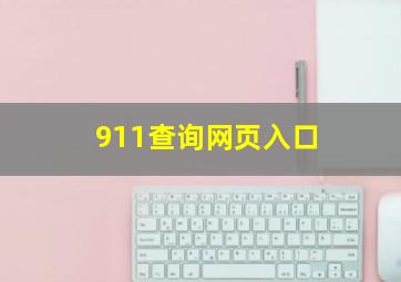 911查询网页入口