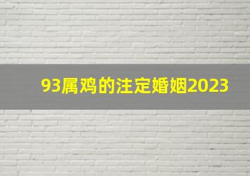 93属鸡的注定婚姻2023