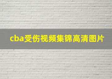 cba受伤视频集锦高清图片