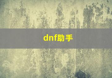 dnf助手