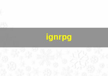 ignrpg