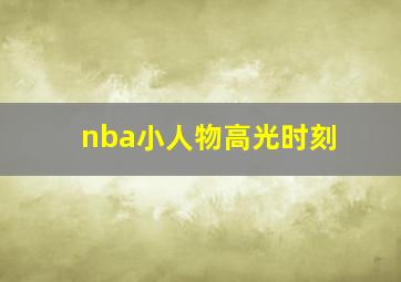 nba小人物高光时刻