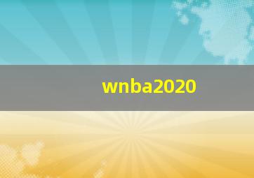 wnba2020