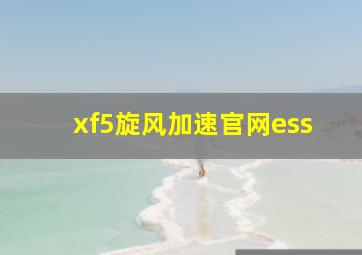 xf5旋风加速官网ess