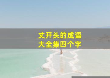 丈开头的成语大全集四个字