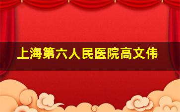 上海第六人民医院高文伟