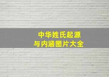 中华姓氏起源与内涵图片大全