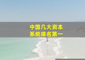 中国几大资本系统排名第一