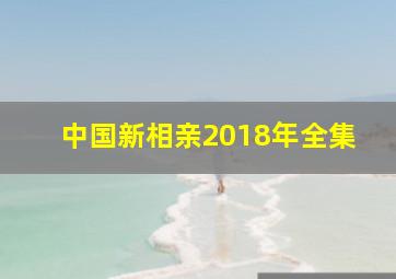 中国新相亲2018年全集