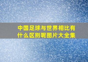 中国足球与世界相比有什么区别呢图片大全集