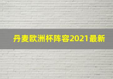 丹麦欧洲杯阵容2021最新