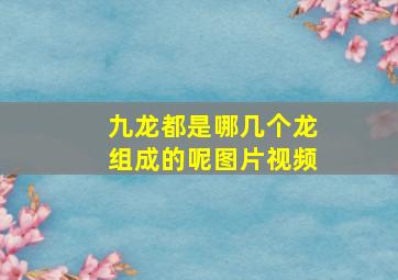 九龙都是哪几个龙组成的呢图片视频