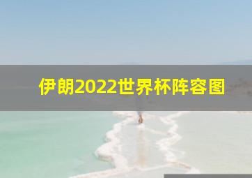 伊朗2022世界杯阵容图