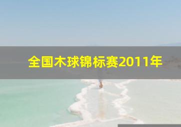 全国木球锦标赛2011年