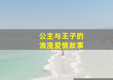 公主与王子的浪漫爱情故事