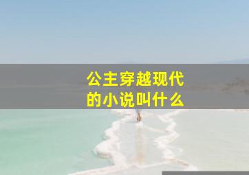 公主穿越现代的小说叫什么