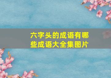 六字头的成语有哪些成语大全集图片