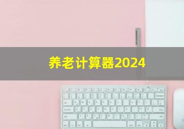 养老计算器2024