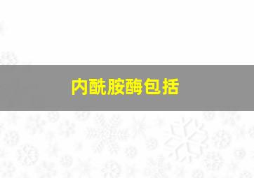 内酰胺酶包括