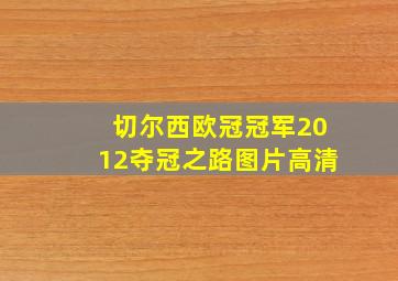 切尔西欧冠冠军2012夺冠之路图片高清