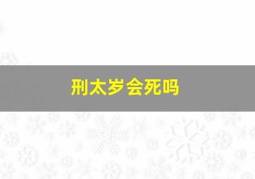 刑太岁会死吗