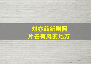 刘亦菲新剧照片去有风的地方