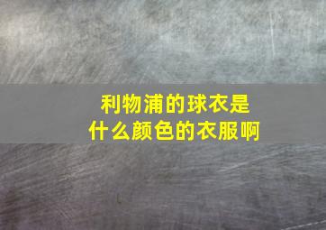 利物浦的球衣是什么颜色的衣服啊