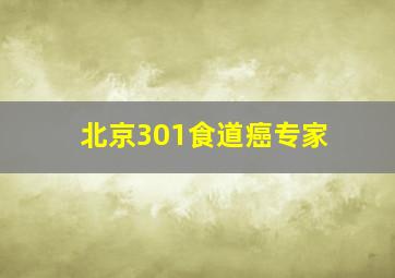 北京301食道癌专家