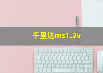 千里达ms1.2v