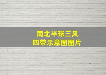 南北半球三风四带示意图图片