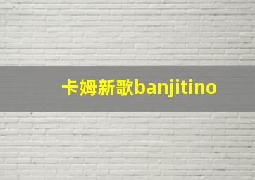 卡姆新歌banjitino